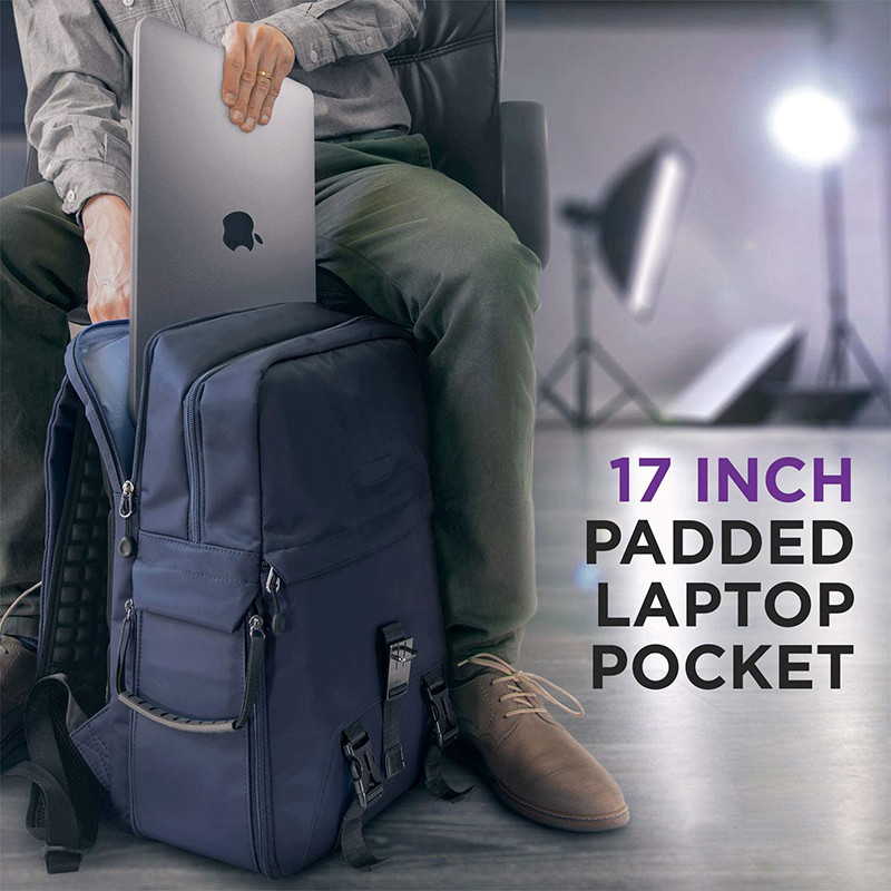 Heavy Duty Water Resistant Large Laptop And DSLR Camera Custom Travel Backpack With Tripod Holder