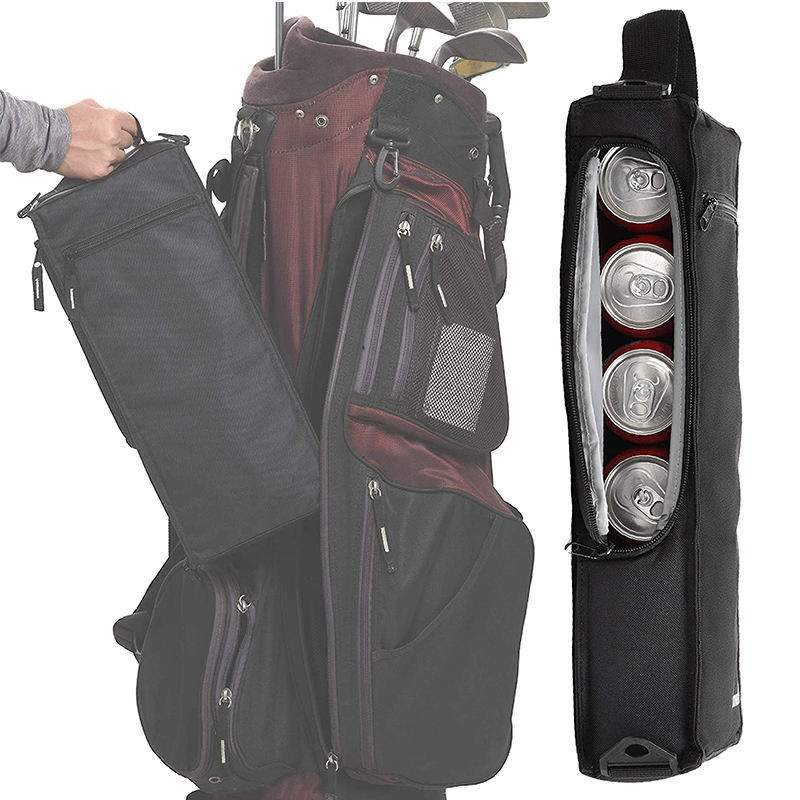 Waterproof Insulated Wine Cooler Bag Custom Logo Portable Soft 6 Cans Golf 6.3x3x16inches