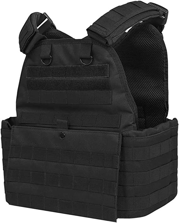 Plate Carrier Tactical Vest Custom Gun Bag With Magazine Pouches Attachments 3D Mesh 34
