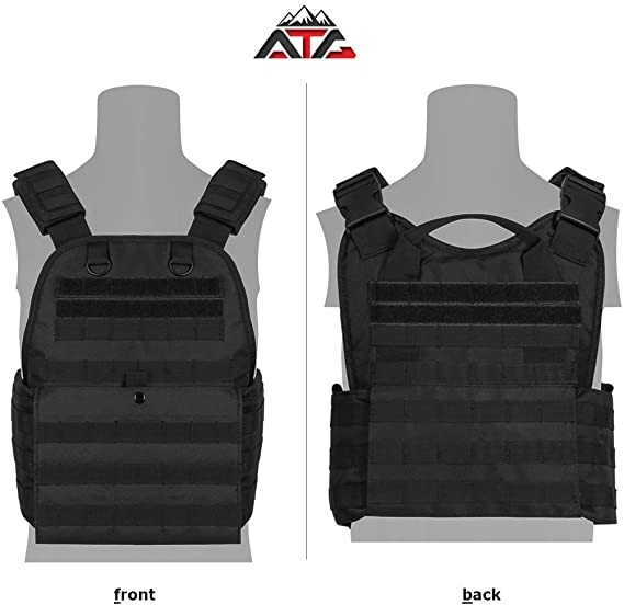 Plate Carrier Tactical Vest Custom Gun Bag With Magazine Pouches Attachments 3D Mesh 34