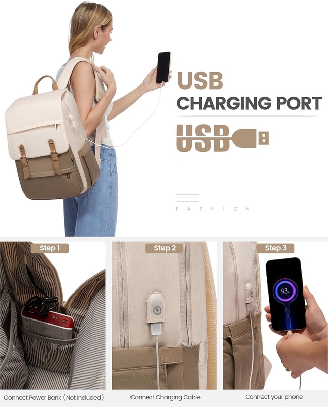 Fashion Large 17 Inch Laptop Airline Approved Carry on Teacher Nurse Work Business College Travel Bag for Women and Men