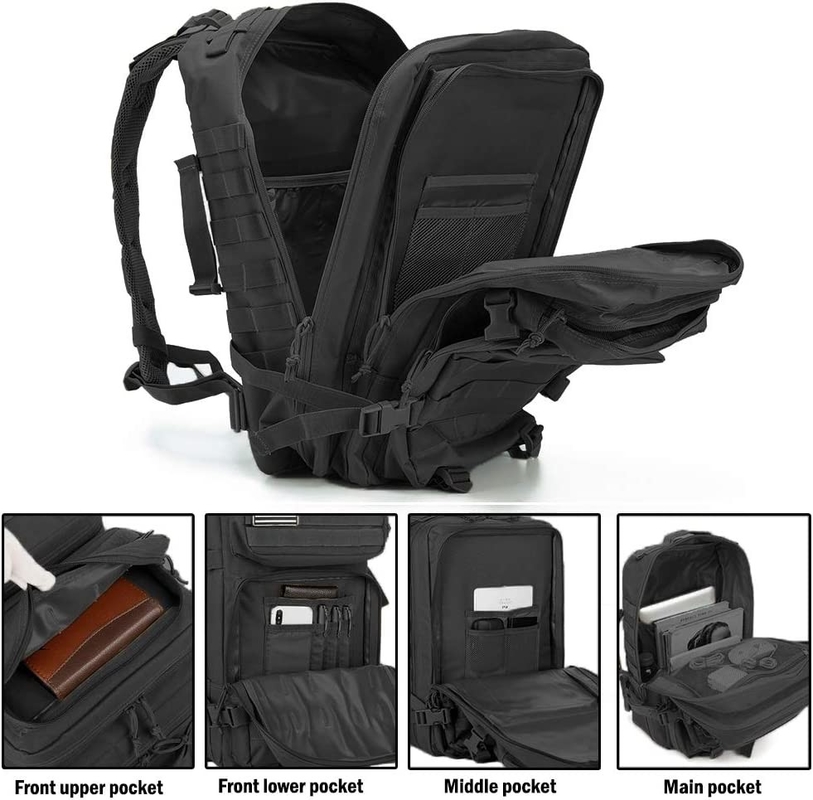 1.3 Pounds Zipper Custom Gun Bag for Multiple Handguns Durable Waterproof Shockproof