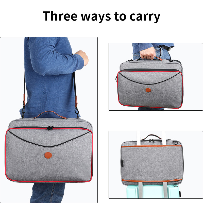 2024 New Large Capacity Water Proof Custom Laptop Bags 1.8kg with Shoulder Strap for Men Women
