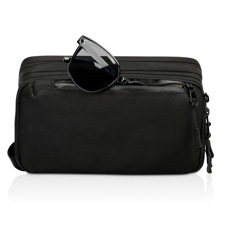 Travel Custom Toiletry Bag Organizer Bag Eco Friendly Hanging Cosmetic Organizer 3 Layers