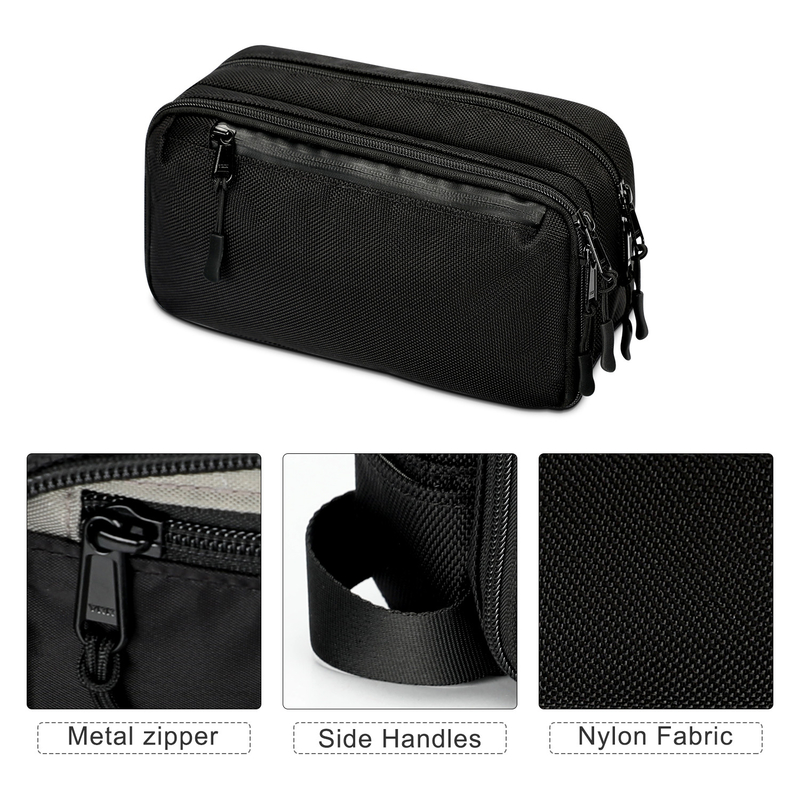 Travel Custom Toiletry Bag Organizer Bag Eco Friendly Hanging Cosmetic Organizer 3 Layers