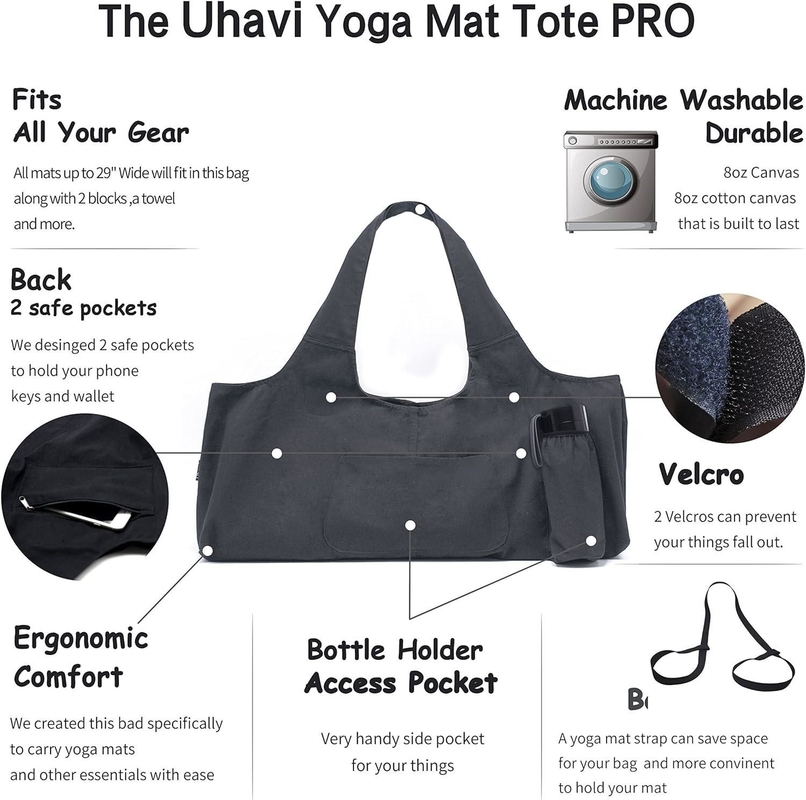 Durable Large Customizable Duffle Bags ‎13.6 Ounces With Multi Functional Storage Pockets