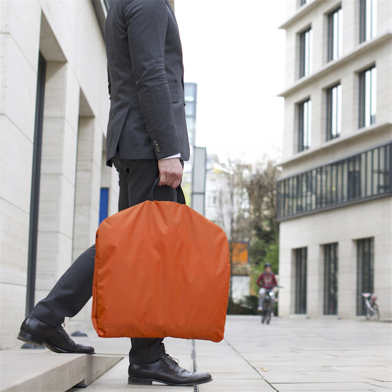 2 In 1 Garment Duffle Bag Carry On Mens Suit Hanger Zipper Pockets 1.1LBS