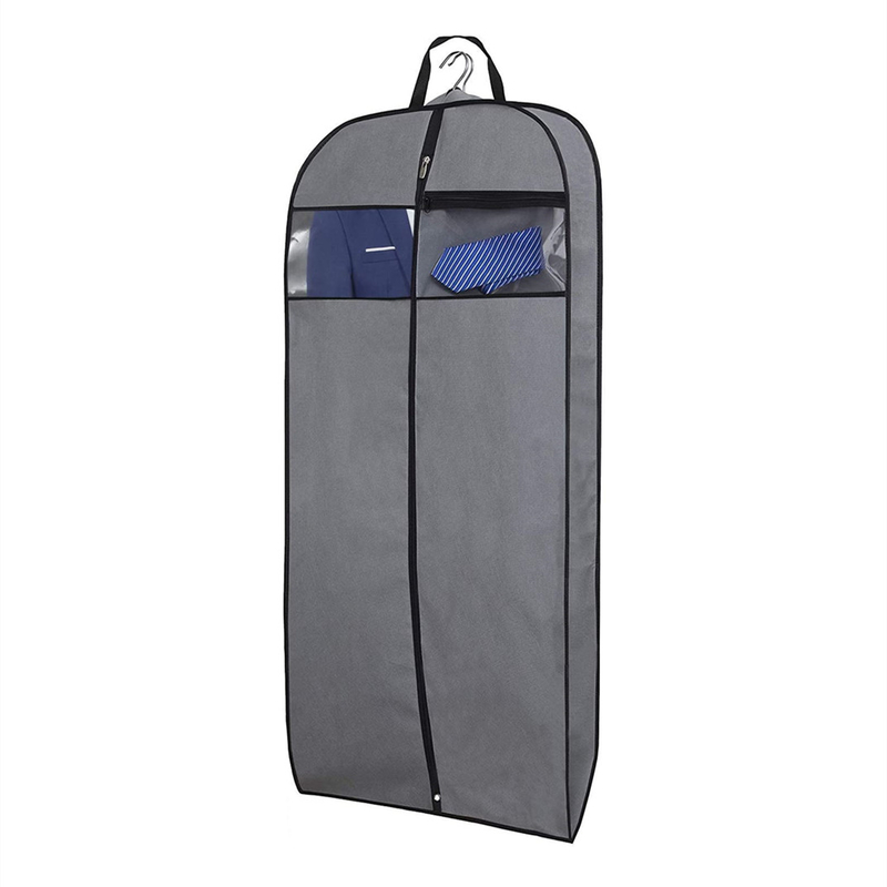 Cloth Lightweight Custom Travel Garment Bag For Suits Protector Hanging Zipper 24x32
