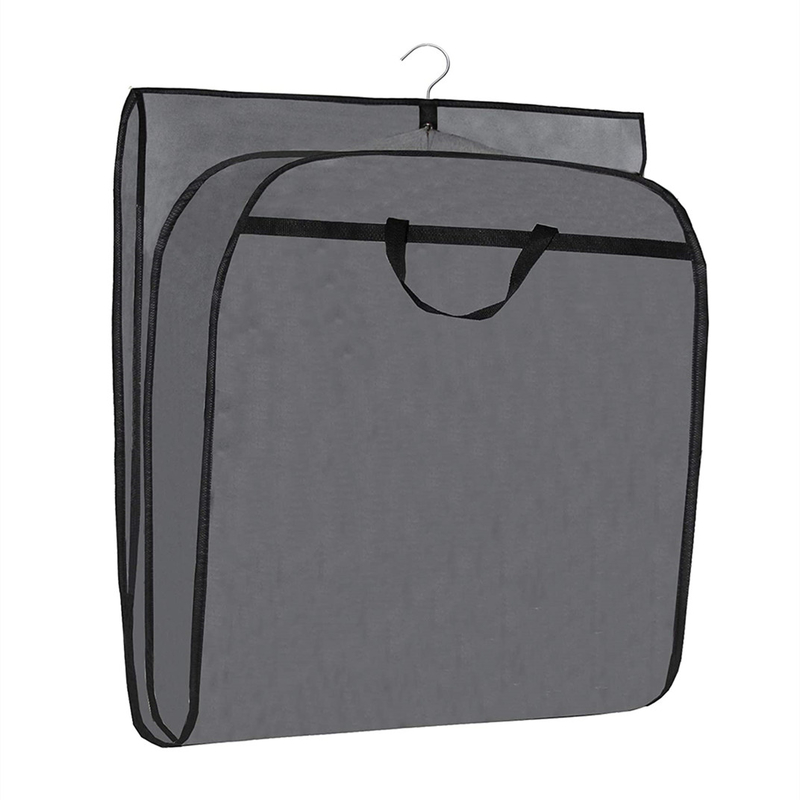 Cloth Lightweight Custom Travel Garment Bag For Suits Protector Hanging Zipper 24x32