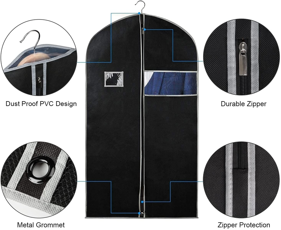 Waterproof Custom Travel Garment Bag  For Mens Suit Wedding Dress Gown Multiple 24X60