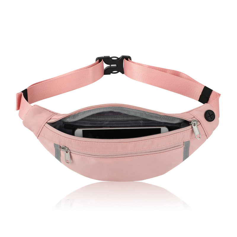 Shoulder Wallet Fanny Pink Custom Waist Bag Hiking Crossbody For Women 12.8X9.6