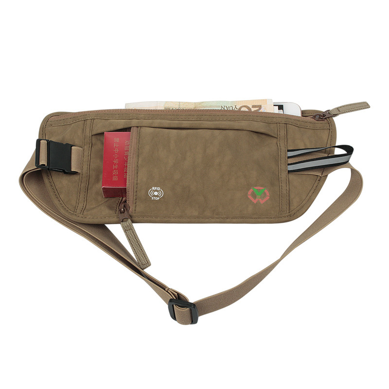 Utility Small Running Pouch Custom Waist Bag Bodypack Case Sports Slim Body 29X14CM