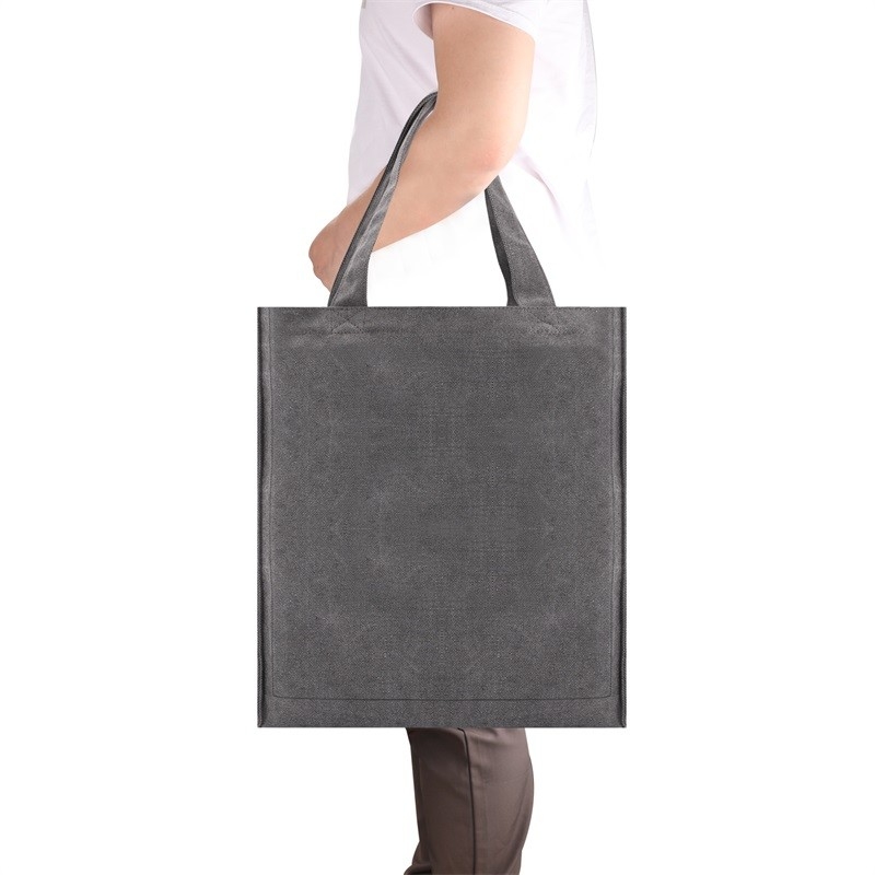 Reusable Eco Friendly Custom Shopping Bags Women'S Canvas Handbags Purses 13X3X16