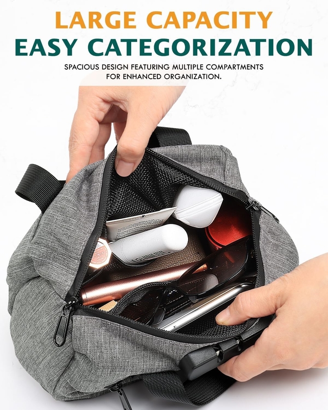 Great Gifts Carbon Lined Smell Proof Bag Custom Travel 210 D Polyester  with Combination Lock