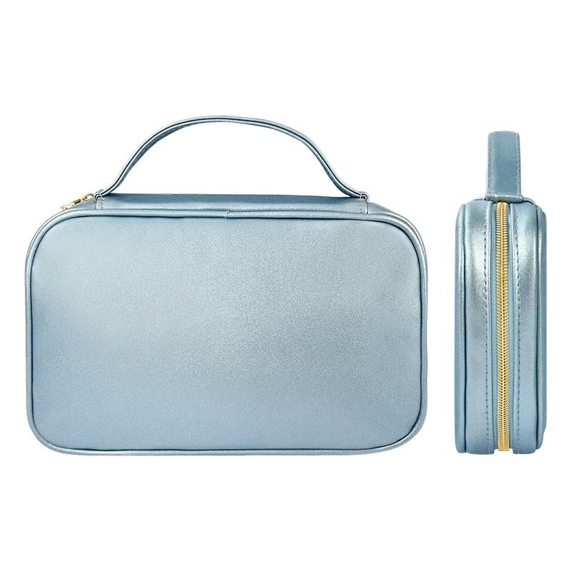 Small Faux Leather Travel Jewelry Storage Bags  Travel Portable BSCI 10x6.4x2