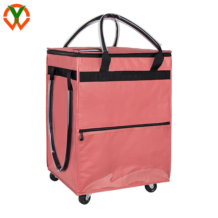 Reusable PP Shopping Cart with Large Capacity Waterproof Foldable Shopping Bag for Shop Travel