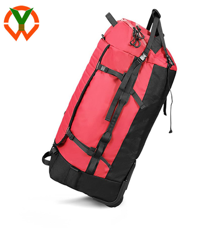 Large 86L Waterproof Wheeled Duffel Bag Foldable Travel Bag Design for Convenient Travel