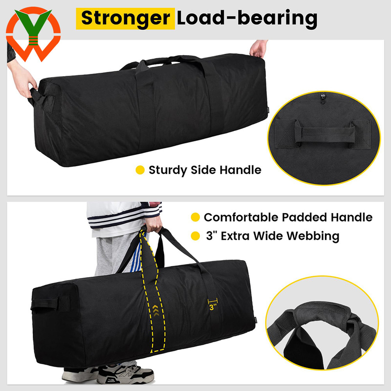 120L Extra Large Duffel Bag Foldable Camping Bags Weekender Gear Storage Overnight for Travel