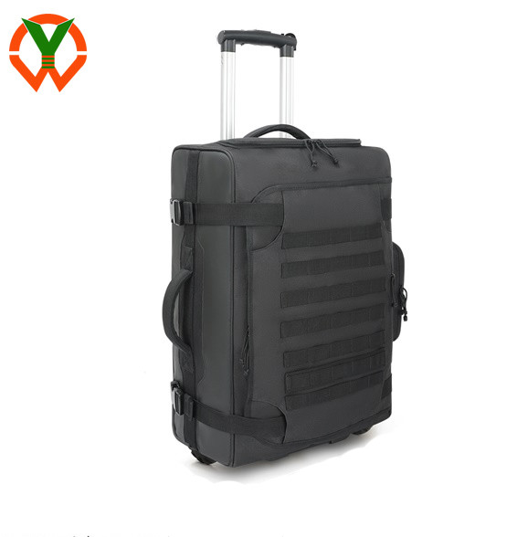 Large Capacity Travel Duffle Bag Polyester Durable Rolling Duffle Bag With Wheels And Handle